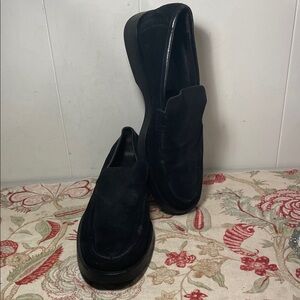 Gucci Men's Classic Black Suede Leather Clog Style Loafers